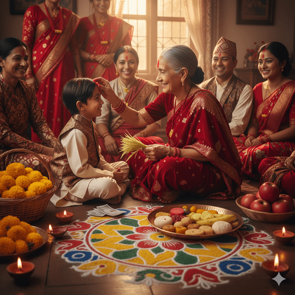 दशैं विशेष: आशीर्वादको शुभ अर्थ र महत्व