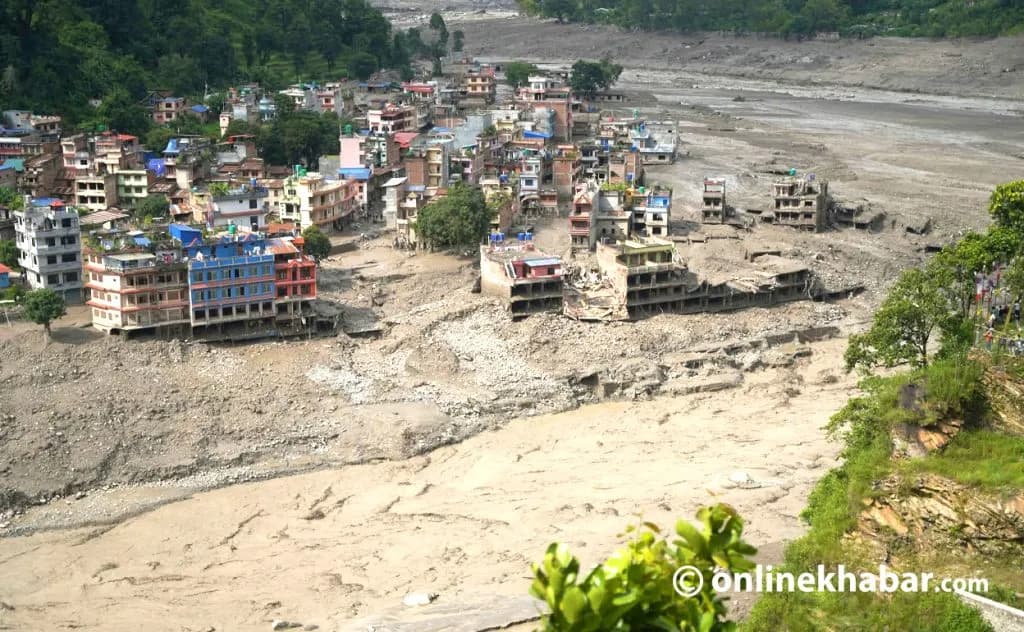 नुवाकोटमा त्रिशूली बाढी : ५१ जनाको मृत्यु, ४०५ जना बेपत्ता